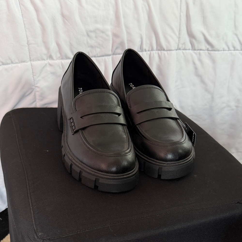 Torrid Black Chunky Loafers